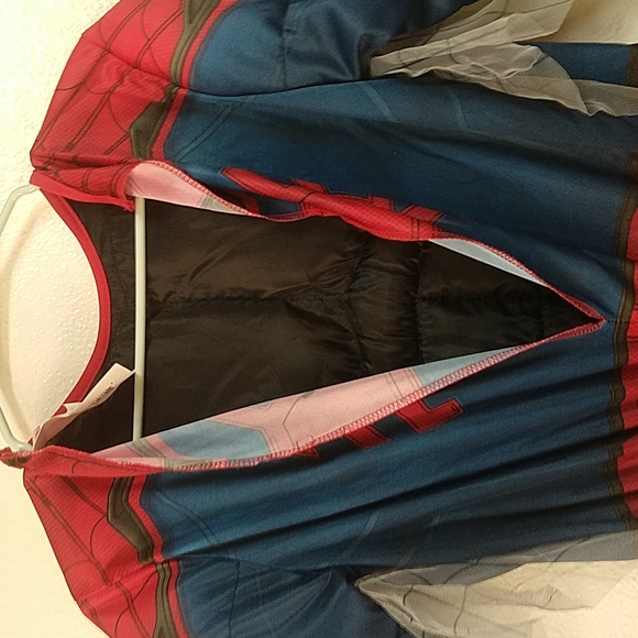 Marvel Spiderman Far From Home Deluxe Muscle Costume Youth Large - Picture 10 of 11
